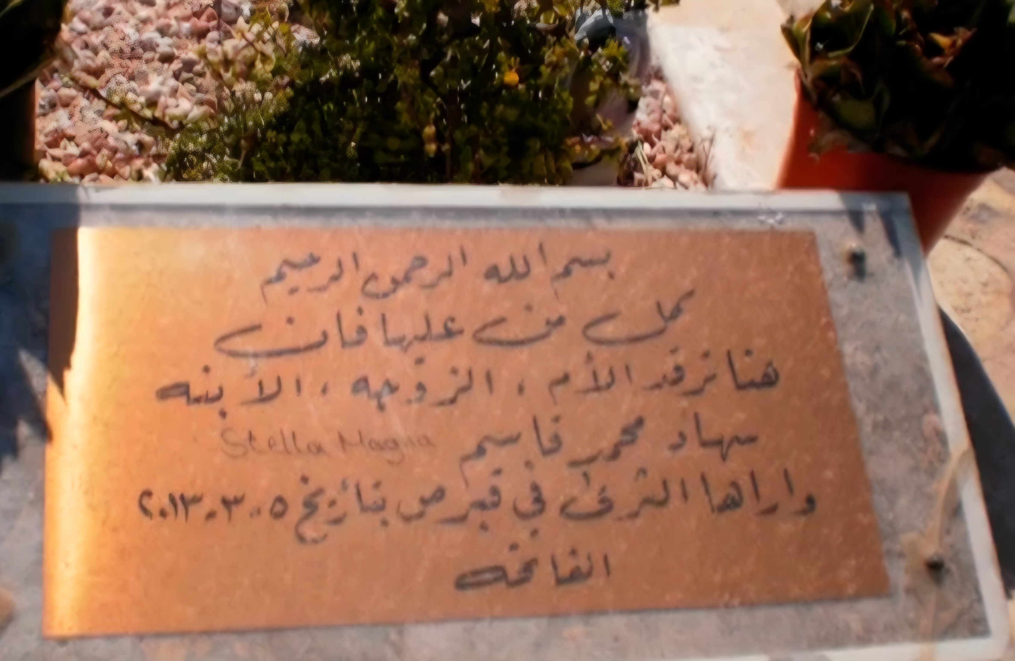 قبر سهاد محمد قاسم