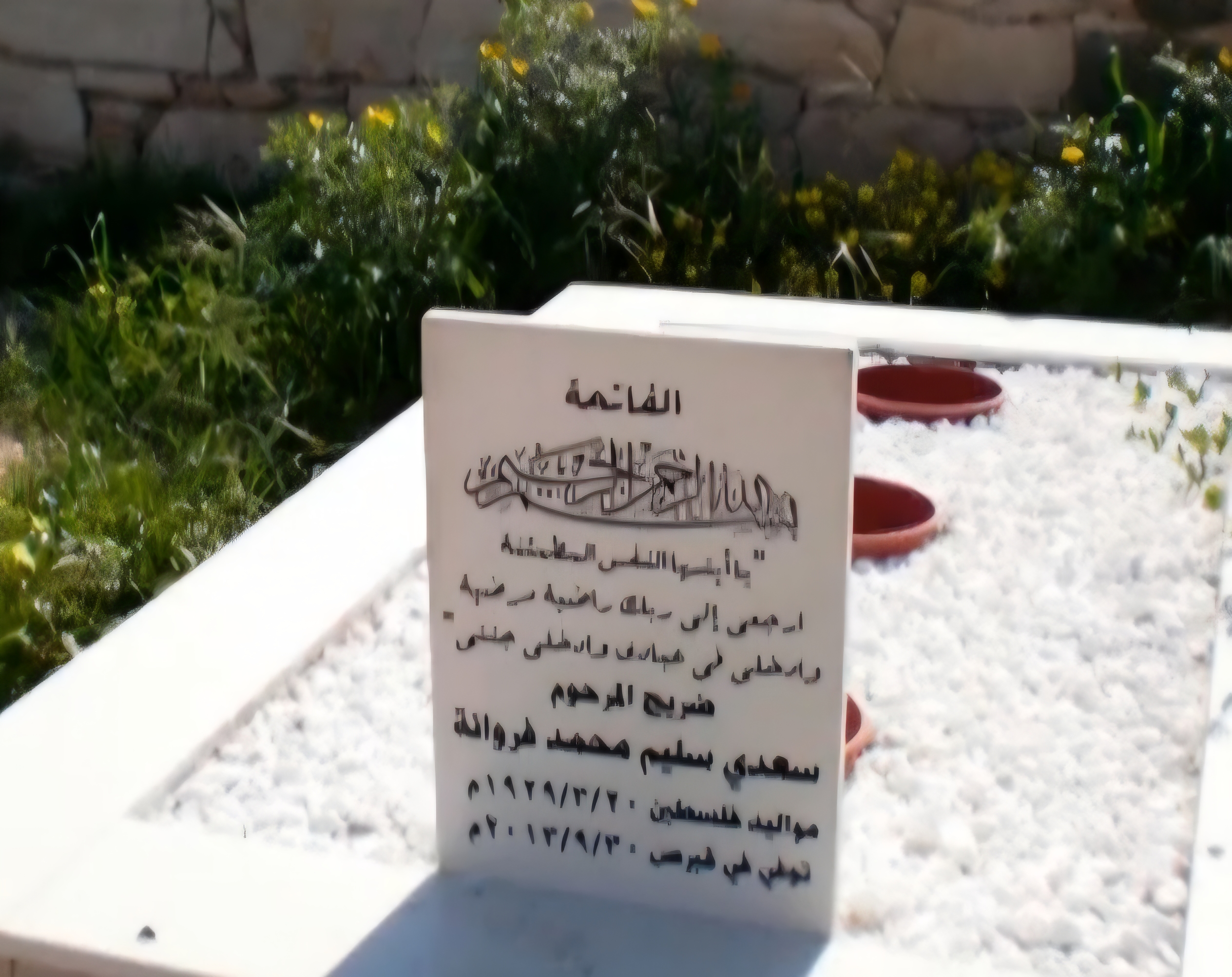 قبر سعدي سليم محمد فراونه